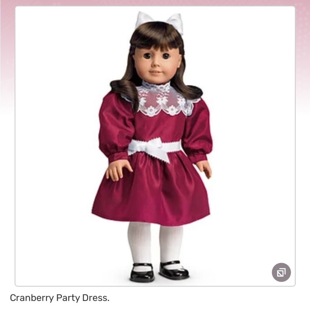Samantha Parkington Cranberry Party Dress